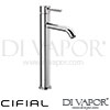 Cifial 32401MI.U Mini Round Chrome Black Tall Mono Basin Mixer Tap Spare Parts